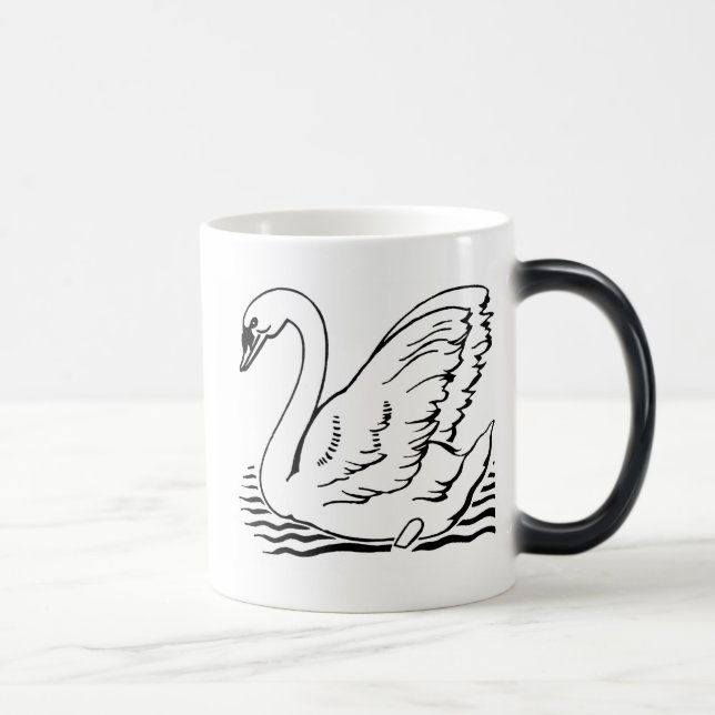 Taza Mágica Cisne elegante (Derecha)