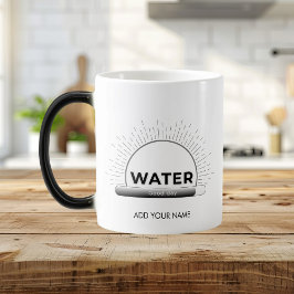 Taza Mágica Cita de Agua de Sol Radiante con Barra de Buen Día