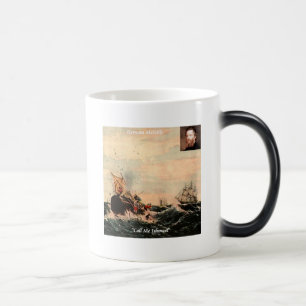Taza Mágica Cita de Herman Melville Llámame Ishmael