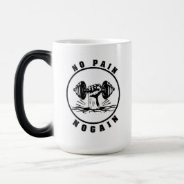 Taza Mágica Citas de Mug for Fitness lover "Sin dolor, sin gan
