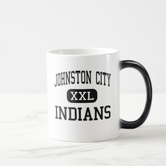 Taza Mágica Ciudad de Johnston - indios - alta - ciudad de (Derecha)