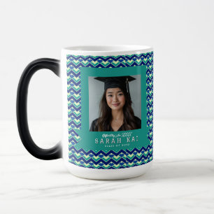 Taza Mágica Clásico patrón de zigzag Clase Graduada