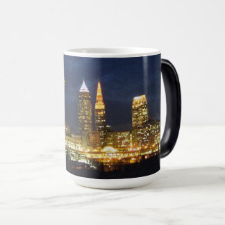 Taza Mágica Cleveland, OH Night Lights Morphing Mug