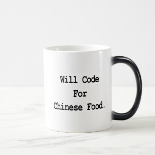 Taza Mágica codificaré por comida china