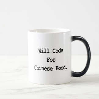 Taza Mágica codificaré por comida china