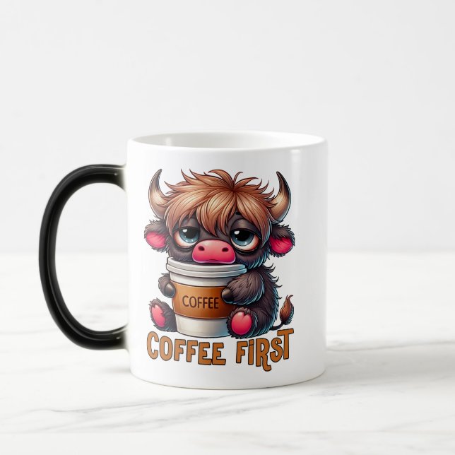 Taza Mágica Coffee First  (Izquierda)