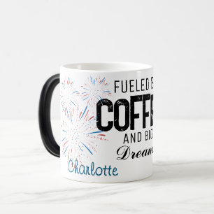 Taza Mágica Coffee Mug Patriotic 4th of July Custom Name 