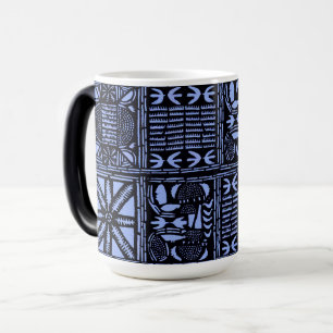 Taza Mágica Colcha de Batik Índigo - Azul