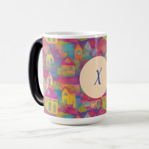 Taza Mágica Colirio personalizado y casas felices sin problema