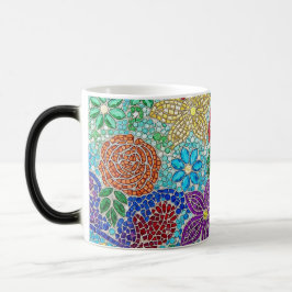 Taza Mágica Color morphing modern mosaic design ceramic mug