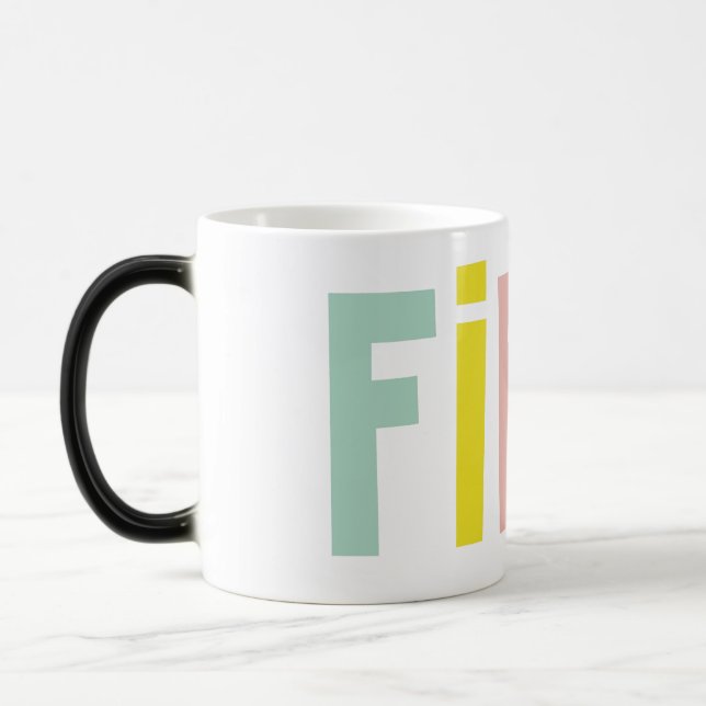 Taza Mágica Colores de Fika suecos (Izquierda)