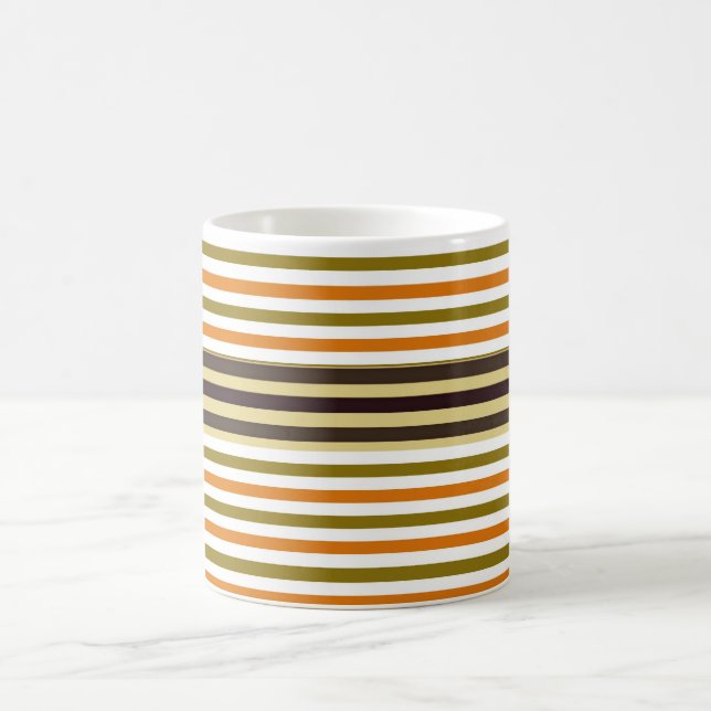 Taza Mágica Coloridas rayas de patrón (Centro)