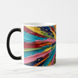 Taza Mágica Colorido del arte abstracto