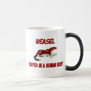 Taza Mágica Comadreja atrapada en un cuerpo humano