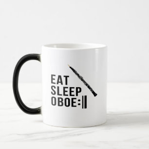Taza Mágica Comer Sleep Oboe Repetir Funny Oboist