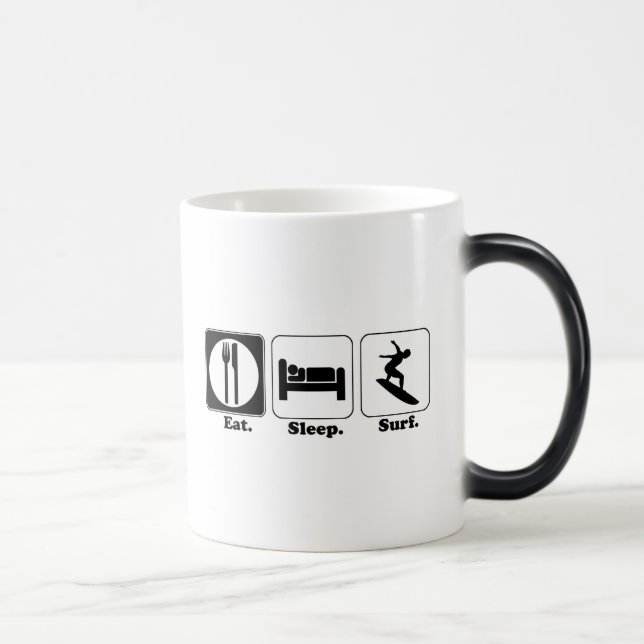 Taza Mágica comer surf (Derecha)