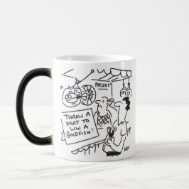 Taza Mágica Competencia de dardos de la escalera de aterrizaje