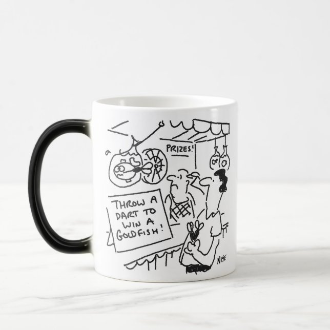 Taza Mágica Competencia de dardos de la escalera de aterrizaje (Izquierda)
