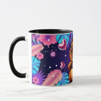 taza magica con motivo capybara