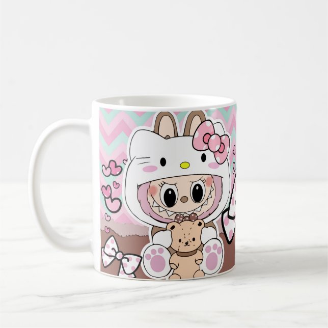 taza magica con motivo labubu (Izquierda)