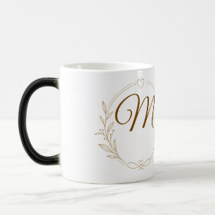 Taza Mágica con Nombre Personalizado y Monograma d
