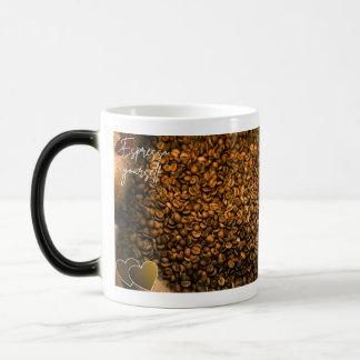 Taza mágica con tema de café