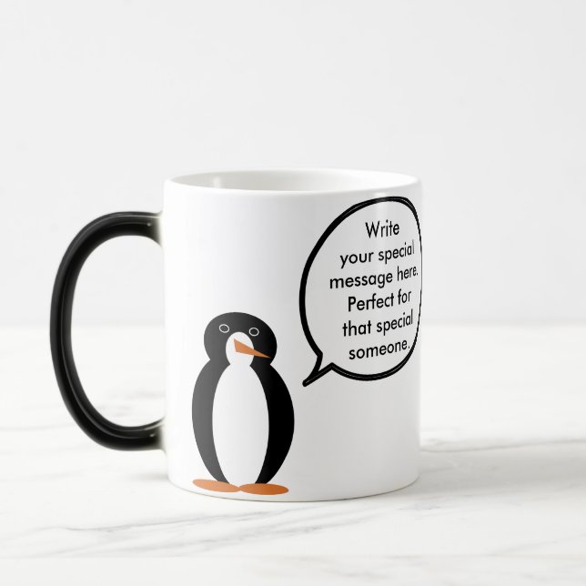 Taza Mágica Concurso de cumpleaños con la Sra. Penguin persona (Izquierda)