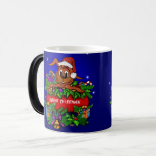 Taza Mágica Conejo de Navidad