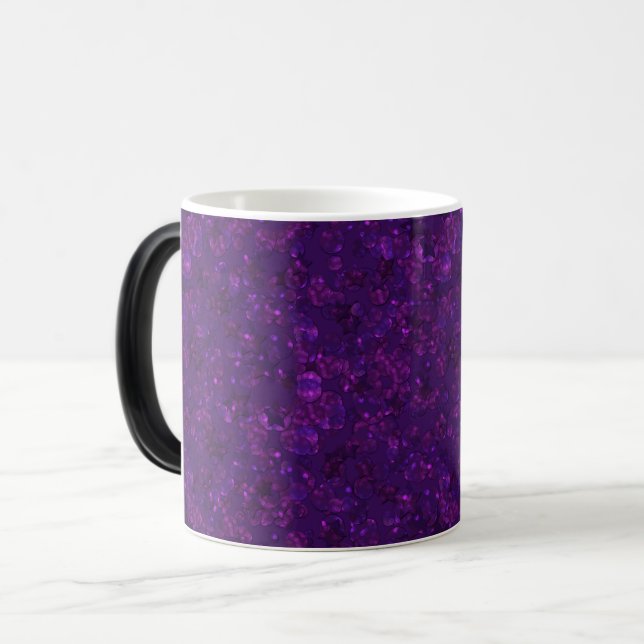 Taza Mágica Confeti morado (Anverso izquierdo)