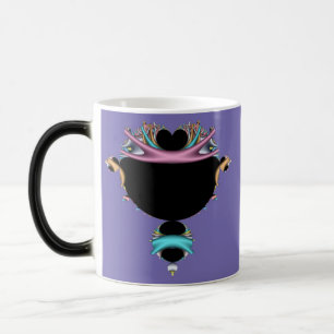 Taza Mágica Conjunto de Mandelbrot multicolor estilo arte pop