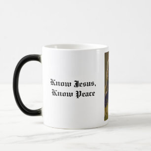 Taza Mágica Conozca a Jesús, sepa la paz