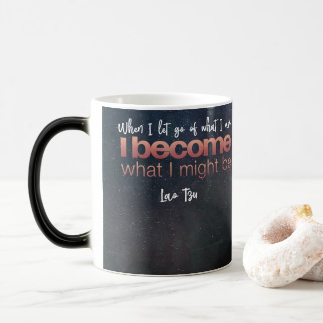 Taza Mágica Conviértete en lo que podría ser (Con donut)