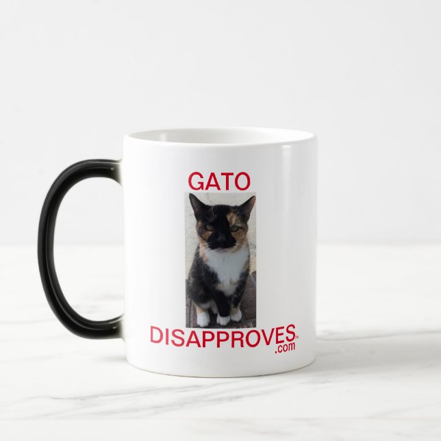 Taza Mágica Copa, morphing, Gato desaprueba (Izquierda)