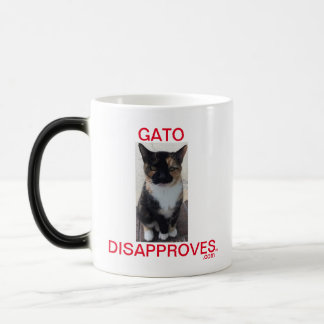 Taza Mágica Copa, morphing, gato no aprueba, Gato está mirando