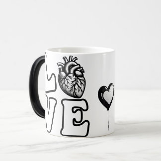 Taza Mágica Corazón humano anatómico AMOR