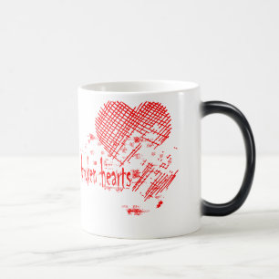 Taza Mágica corazones rotos
