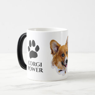 Taza Mágica Corgi Power Magic Mug