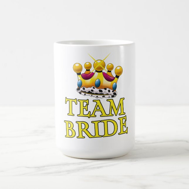 Taza Mágica Corona de novia Team Bride (Centro)