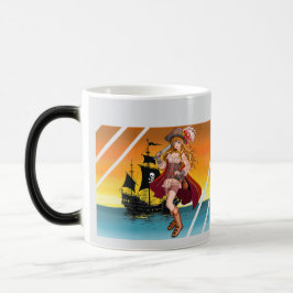 Taza Mágica Corsaire ou pirate féminin.