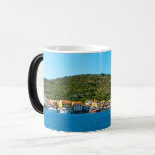 Taza Mágica Costa del puerto de Antipaxos Mug
