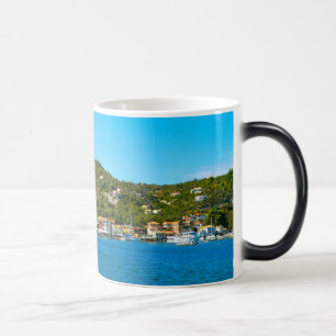 Taza Mágica Costa del puerto de Antipaxos Mug