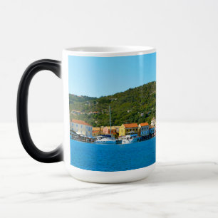 Taza Mágica Costa del puerto de Antipaxos Mug