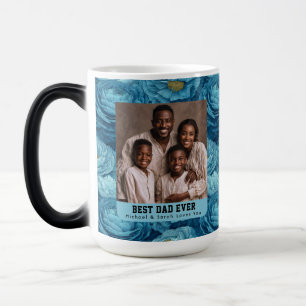 Taza Mágica Cottagecore Ranunculus Padre Foto Café Helado