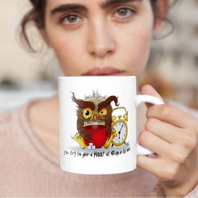 Taza Mágica Cranky Owl (Subido por el creador)