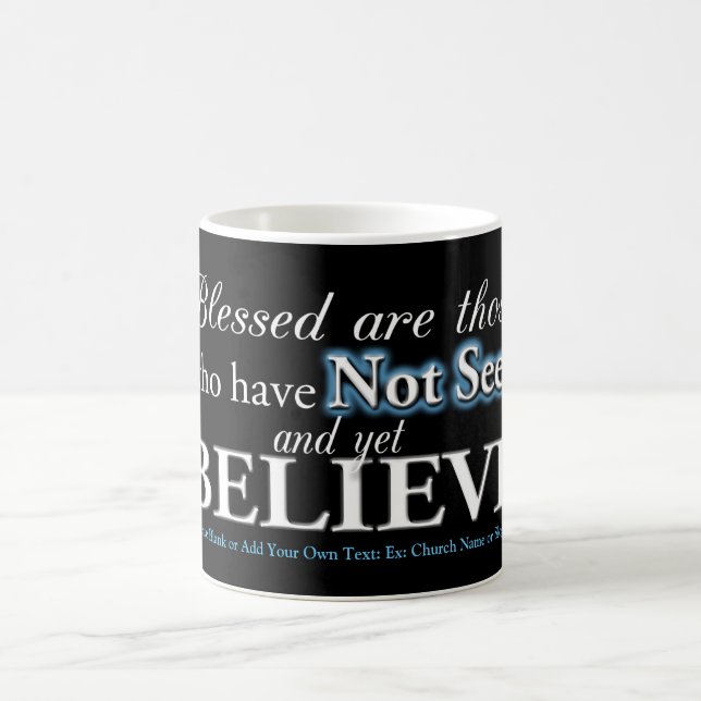 Taza Mágica Crea la escritura cristiana de la biblia de la fe (Centro)