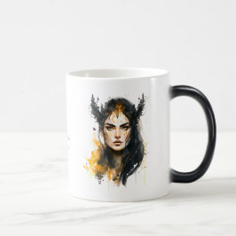 Taza Mágica Crea tu propia bruja amarilla