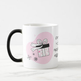 Taza Mágica Crea tu propia caja de regalo y copos de nieve de 