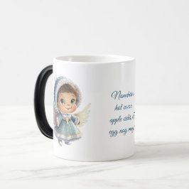 Taza Mágica Crea tu propia chica guapa, Navidades ángel