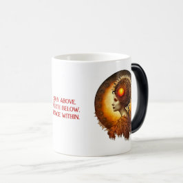 Taza Mágica Crea tu propia diosa del sol de Steampunk victoria