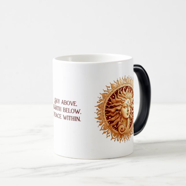 Taza Mágica Crea tu propia diosa solar victoriana (Anverso derecho)
